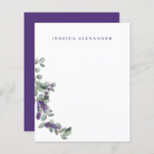 のラベ結婚ンダーの葉の文房具パーソナライズされた (正面/裏面)