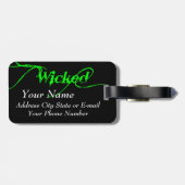 のラベ警告ルのラゲッジタグを不正 ラゲッジタグ (裏面横)