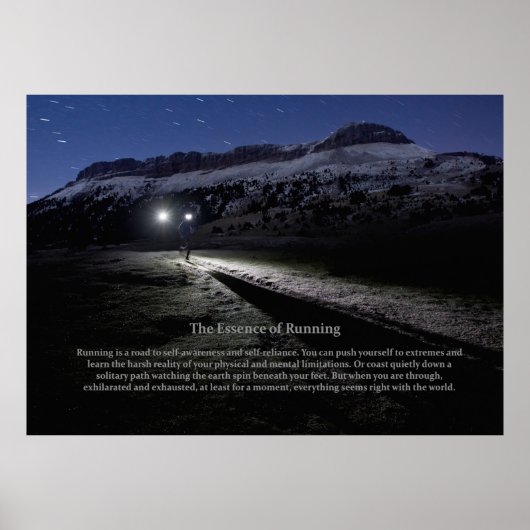 のランニング本質 ポスター (正面)