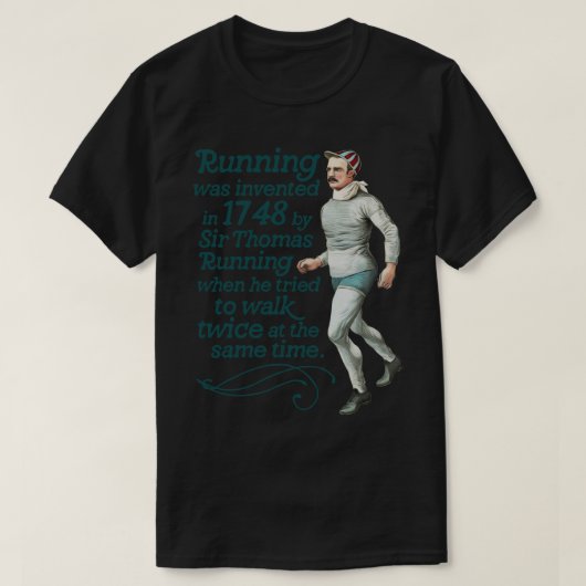 のランニング起源 Tシャツ (デザイン正面)