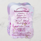 のリハ結婚ーサルディナーのカスタマイズ 招待状 (正面/裏面)