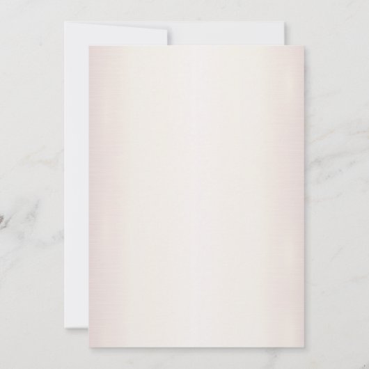 のリハ結婚ーサルディナーパーティーボホピンク 招待状 (裏面)