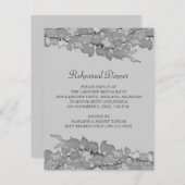 のリハ結婚ーサルディナー招待状 招待状 (正面/裏面)