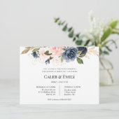 のリハ結婚ーサルディナー招待状 |海軍と赤面 招待状 (スタンド正面)