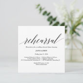 のリハ結婚ーサル招待状 招待状 (スタンド正面)
