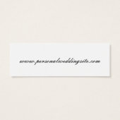 のリマ結婚インダーの挿入(招待状) (裏面)