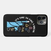 のリラックスおもしろいが満ちた冷たい雰囲気は休憩する Case-Mate iPhoneケース (裏面(横))