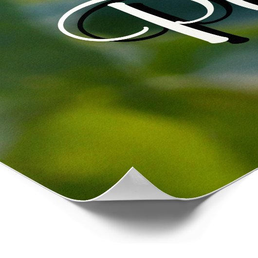 のリラックスひまわり写真パーソナライズされた引用文 ポスター (角)