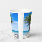 のリラックスシースケープビューパームズオンビーチ 紙コップ (左)