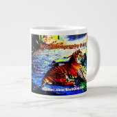 のリラックスタイガー・ブライト特別版 ジャンボコーヒーマグカップ (正面右)