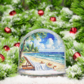 のリラックスビーチシーン(ラウンジチェア付) (クリスマス)
