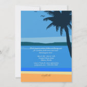 のリラックスビーチバチェロレッテ投資 招待状 (裏面)