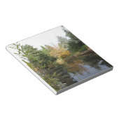 のリラックス庭のシーン写真、美しい木… ノートパッド (アングル)