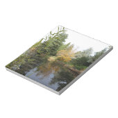 のリラックス庭のシーン写真、美しい木… ノートパッド (回転)