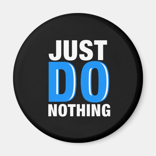 のリラックス怠惰な冷たい皮肉な冗談プユーモアのあるンジュ マグネット (正面)