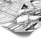 のリラックス景観着色ポスター ポスター (角)