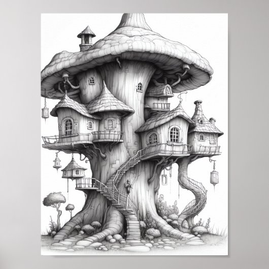 のリラックス景観着色ポスター ポスター (正面)