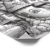 のリラックス景観着色ポスター ポスター (角)