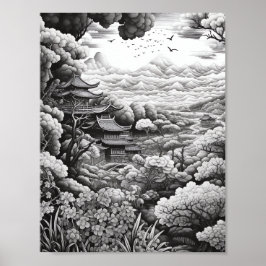 のリラックス景観着色ポスター ポスター