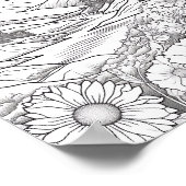 のリラックス景観着色ポスター ポスター (角)