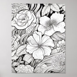 のリラックス景観着色ポスター ポスター