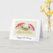 のリラックス格言誕生日カード カード (黄色い花)