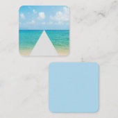 のリラックス業務 スクエア名刺 (正面/裏面)