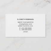 のリラックス水彩名刺 名刺 (裏面)