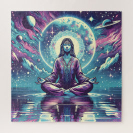 のリラックス瞑想宇宙と反射 ジグソーパズル