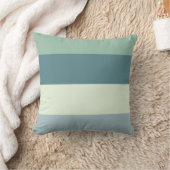 のリラックス色のストライプ クッション (ブランケット)