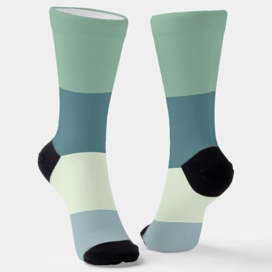 のリラックス色のストライプ ソックス (傾斜あり)