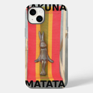 のリラックスRabbit Hakuna Matataベクトルアートワーク Case-Mate iPhone 14 Plusケース