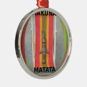 のリラックスRabbit Vector Artworkプリントデザイン メタルオーナメント (右)