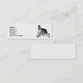 のリラックスTiger Business Card スキニー名刺 (正面/裏面)