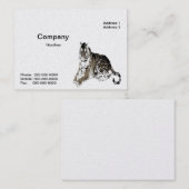 のリラックスTiger Business Card 名刺 (正面/裏面)