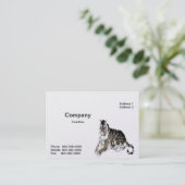 のリラックスTiger Business Card 名刺 (スタンド正面)