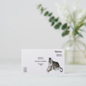 のリラックスTiger Business Card 名刺 (スタンド正面)