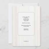 のリングや輪結婚オンホワイトピローブライダルシャワー招待状 招待状 (裏面)