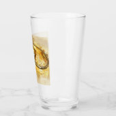 のリングや輪結婚リングや輪ラブロマンチックな運命の運命 タンブラーグラス (左)