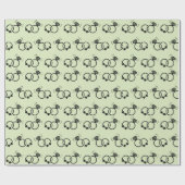のリングや輪結婚婚約ギフトPastelシームレス ラッピングペーパー (フラット)