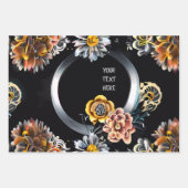 のリング結婚ラッピング紙シート ラッピングペーパーシート (正面)