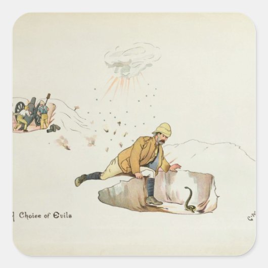 ~のリーガーからの害悪の選択 スクエアシール (正面)