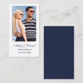 のレジス結婚トリフォト挿入カード – 色の選択 エンクロージャーカード (正面/裏面)