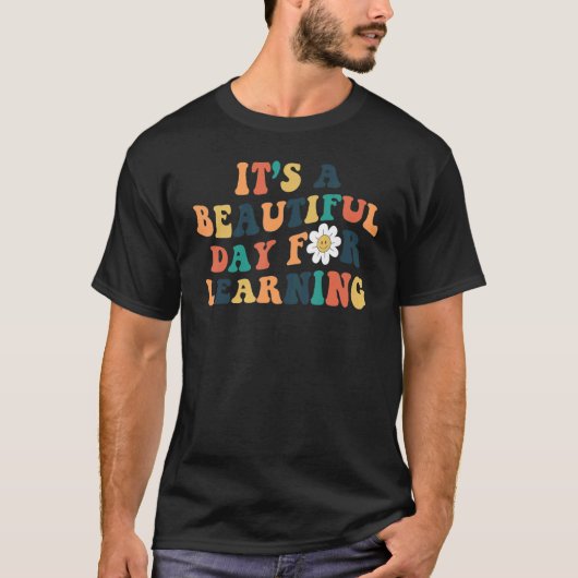 のレトロ先生ス学ッドの美しい日 Tシャツ (正面)