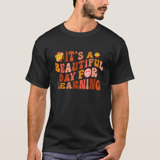 のレトロ先生ス学ッドの美しい日 Tシャツ (正面)