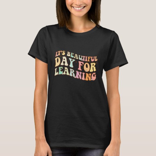 のレトロ先生Stの美学しい日だ Tシャツ (正面)