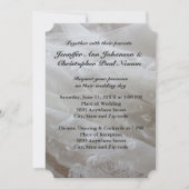 のレース結婚ドレスイメージ結婚式招待状 招待状 (正面)