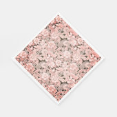 のレース結婚ピンクヴィンテージ スタンダードランチョンナプキン (角)