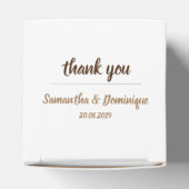 のレース結婚フラワースクエアペティギフトボックス フェイバーボックス (上部)