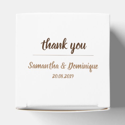 のレース結婚フラワースクエアペティギフトボックス フェイバーボックス (上部)